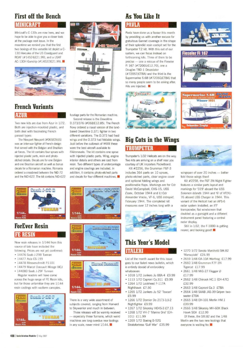 Scale Aviation Modeller International 2007-05